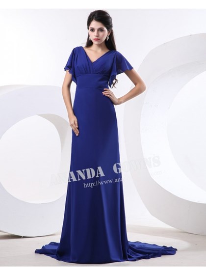 wedding dress: royal blue bridesmaid dresses